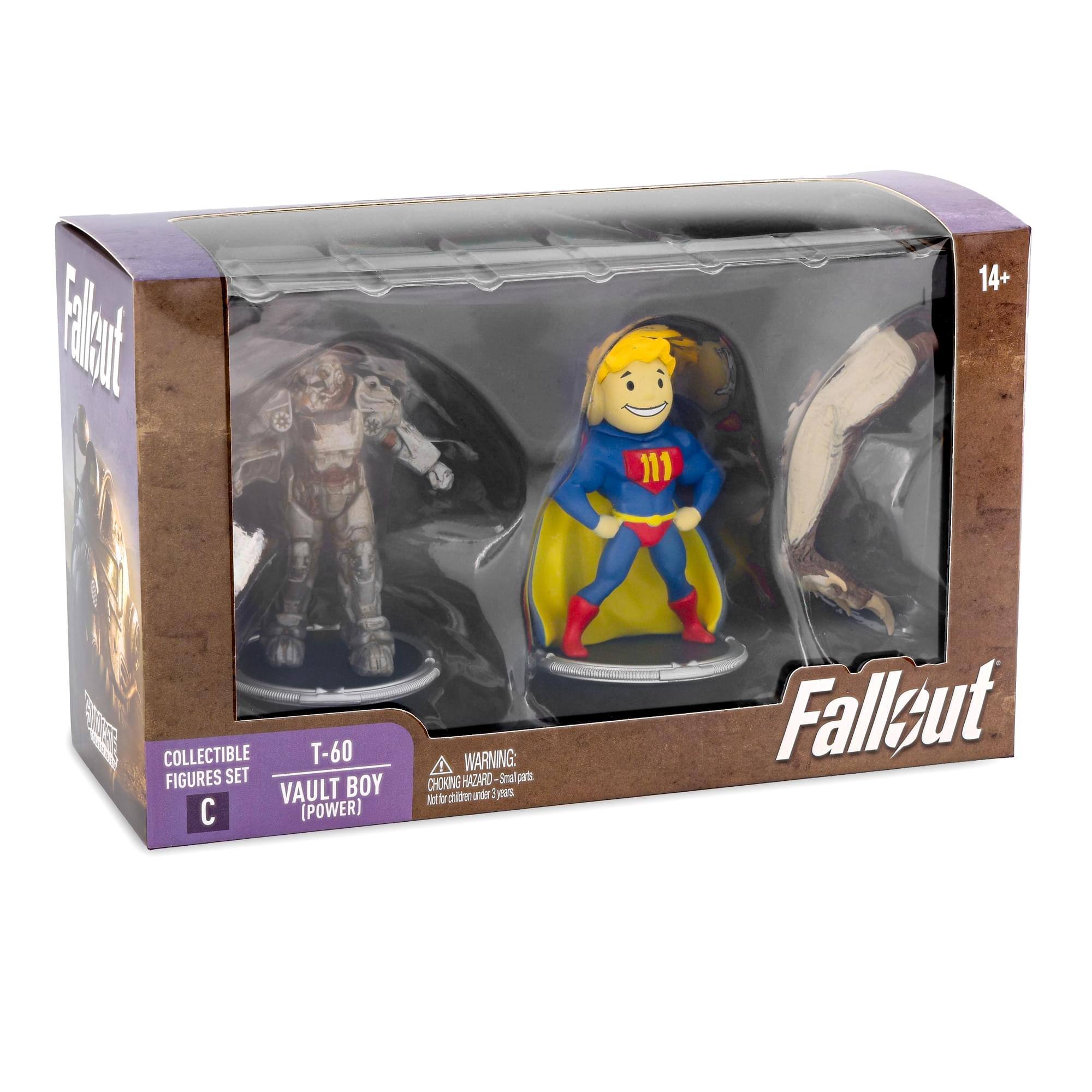 Fei 111 14+ COLLECTIBLE T-60 FIGURES SET VAULT BOY (POWER)  
WARNING: HAZARD Small parts. CHOKING HAZARD - Small parts. Not for children under 3 years.