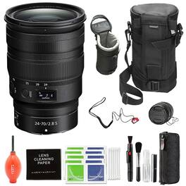 Nikkor Z 24-70mm f/2.8 S Lens for Z Series Mirrorless Camera w/ Advance Accessory Bundle | 20089 | Nikon Z 24-70mm - Black