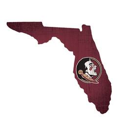 Fan Creations - Florida State Seminoles 12" Logo State Sign - Multicolor