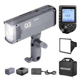 Neewer - Q3 200Ws TTL Flash, HSS, Softbox, 3200mAh