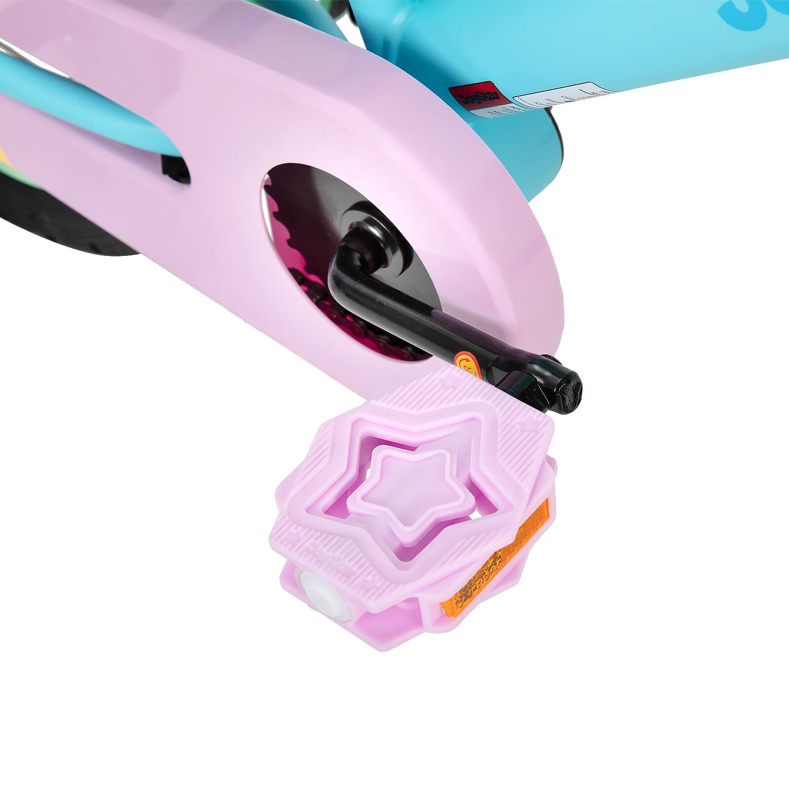 Alt View 6. JOYSTAR - JOYSTAR Macarons 14" Kids Bike with Training Wheels Basket, Coast Brake Child's Bike for 3-5 Years Old Boys Girls Blue - Blue.