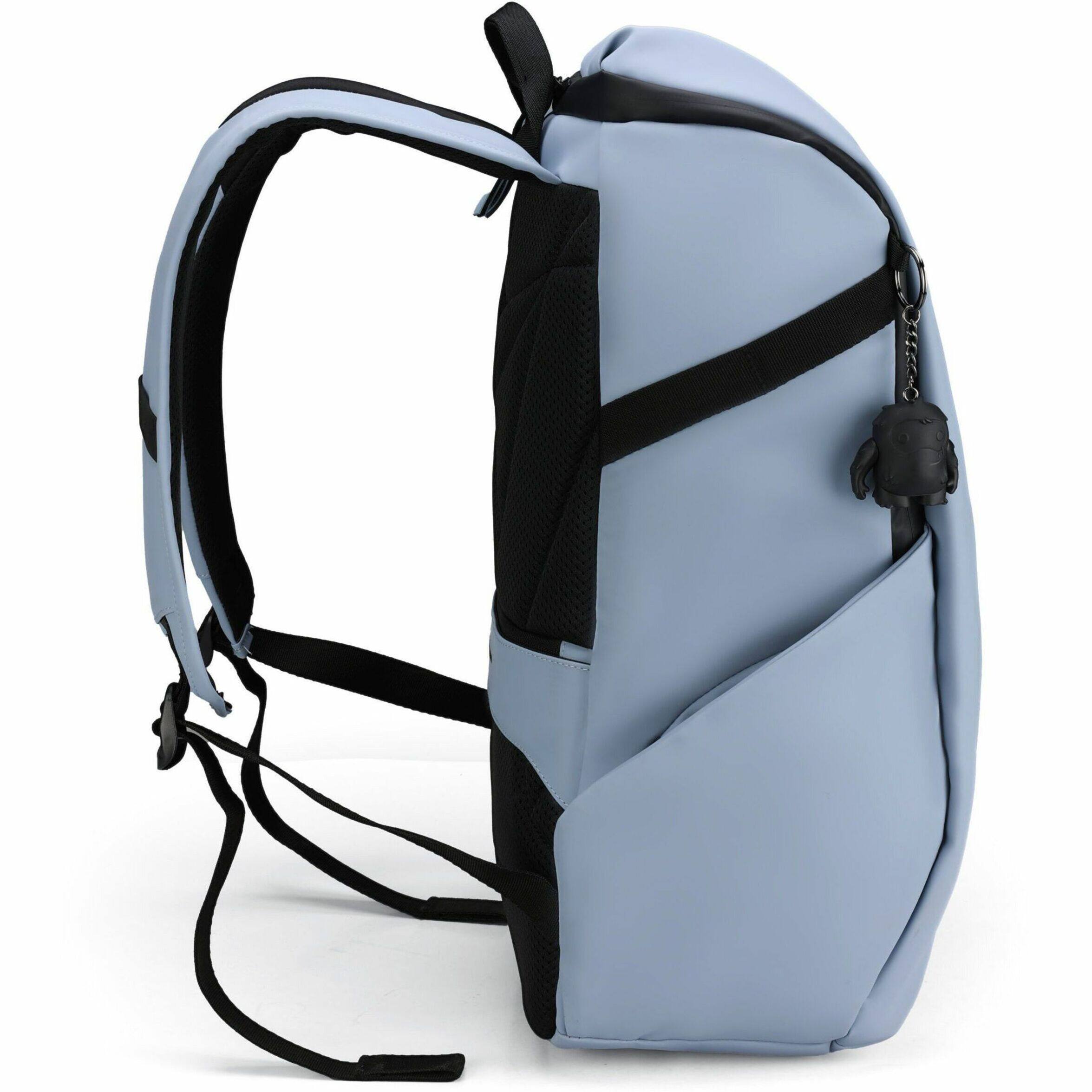 Alt View 13. Swissdigital Design - LAMONE L LED TSA-Friendly Water-Resistant Backpack With USB Charging Port  RFID Protection and Fits Up to 16″ Laptop - Light Blue.