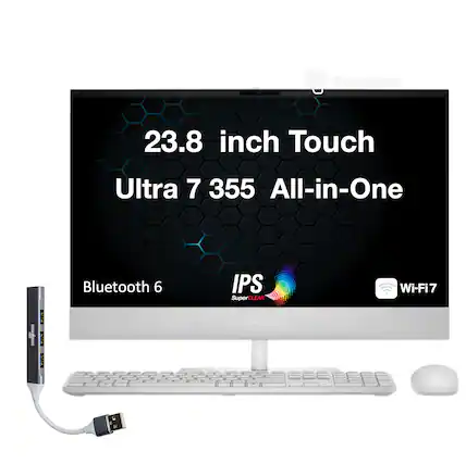Touchscreen 23.8 inch Touch Ultra 7 355 All-in-One Bluetooth 6 IPS SuperCLEAR Wi-Fi