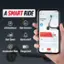 A Smart Ride:

* 40 miles
* 100% battery
* LED dashboard
* Ride statistics
* Start speed alarm on/off
* Battery 100%
* Past routes
* Acceleration mode
* Charge limit
* Vehicle GO
* 8 mph