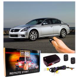 MPC - Remote Start Kit With Keyless Entry For 2008-2013 Infiniti G37 - Push-to-Start - Black