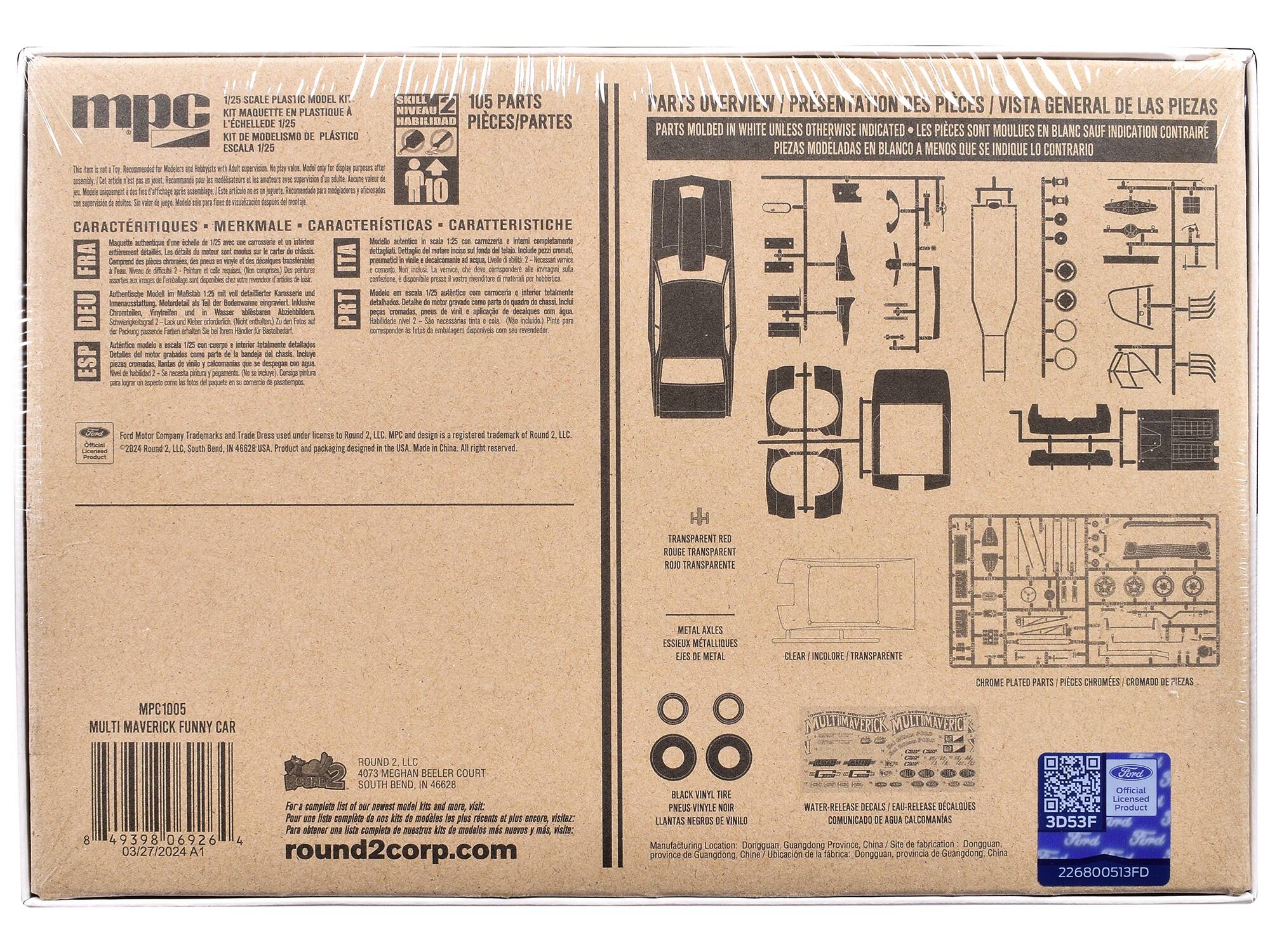 SCALE PLASTIC MODEL SKILL 105 PARTS MAQUETTE PLASTIDUE NIVEAU mpc ECHELLE DE MODELISMO PLASTICO HABILIDAD PIECES/PARTES ESCALA

1/25 SCALE PLASTIC MODEL KIT
KIT DE MODELSIMO DE PLASTICO A L'ECHELLE 1/25
KIT DE MODELISMO DE PLASTICO A ESCALA 1/25

105 PARTS
PIECES/PARTES

CARACTERITIQUES - MERKMALE - CARACTERISTICA - CARATTERISTICHE

MAQUETTE AUTONOMIE - 1/25 avec des caméras, pneus, etc. - a deTagiat Delloghe Comprencera Soloes odces xwnao -ng angim frpenbles carcone Sguiae Stwtahe arosare t camicarta Imenassslating Muteriaal Sinooao ngiert alats DEU Crestal, Foytrates Itten MoNoow's ormatec n_ictaclc -ts Snmerolga erdertch t Aidilad

NOT