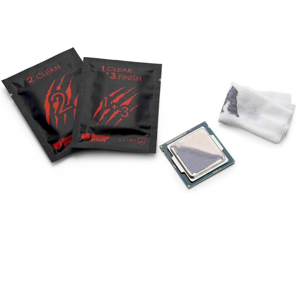 1. CLEAR  
2. CLEAN  
3. FINISH  

thermal grizzly  
2 x DRY