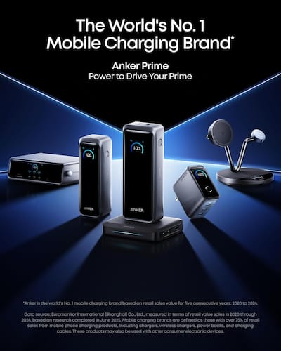 Anker Prime Power Bank, 20,100mAh 3 Port Portable Charger with Anker Prime Power Bank, 20,100mAh 3 Port Portable Charger with
