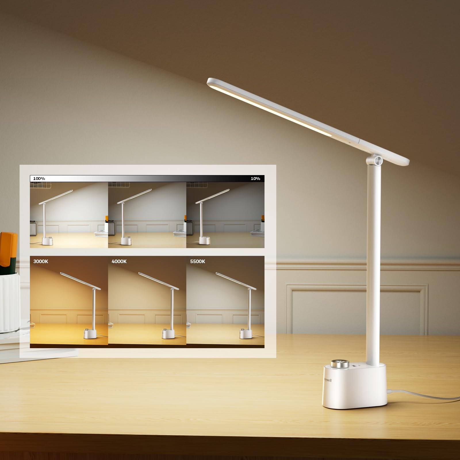 100%, 10%, 3000K, 4000K, 5500K