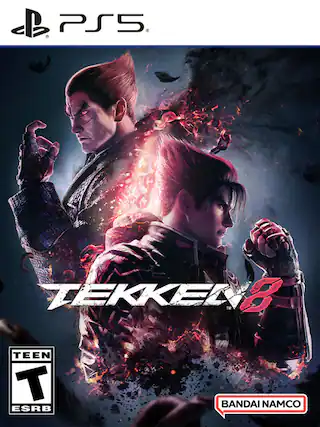 PS5, TEKKEN 8, TEEN T ESRB, BANDAI NAMCO - T (Teen 13+)