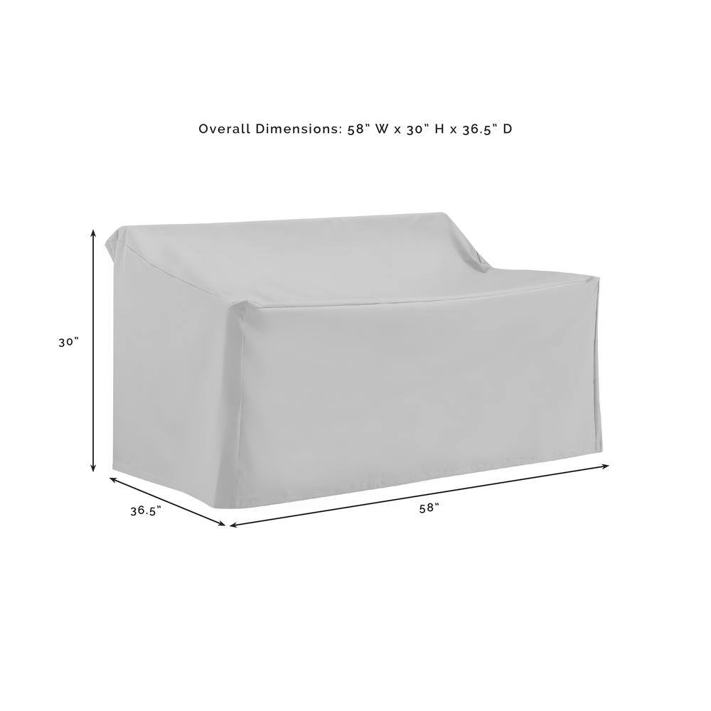 Overall Dimensions: 58" W x 30" H x 36.5" D