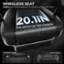 WINGLESS SEAT Wider, optimized seats for endless comfort and relaxation. 20.1 INCH CUSHION OF THE WIDTH WITHOUT FLANK WITH FLANK.