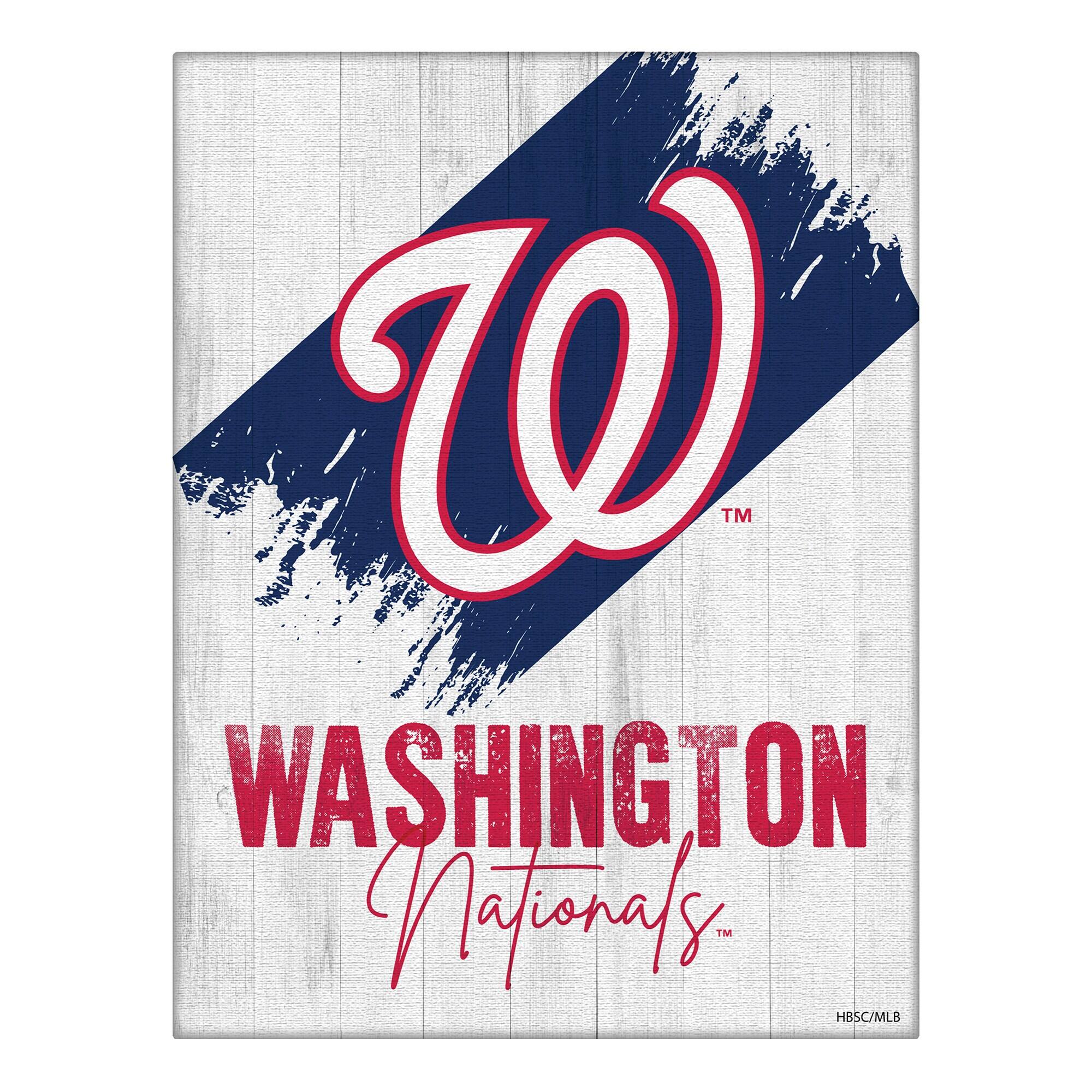 Washington Nationals 24" x 32" Team Canvas Wall Art