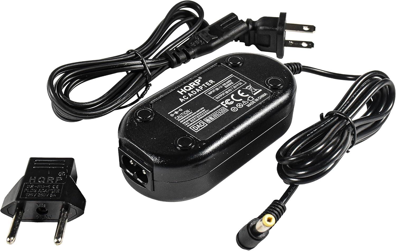 HQRP AC ADAPTER  
INPUT: 100-240V~50/60Hz  
OUTPUT: 7A DC  
MADE IN CHINA  
CAUTION:  
3892A300 A300 - EA - STO  
HQRP 8EU CE  
PLUG ADAPTER 125V 250V 5A