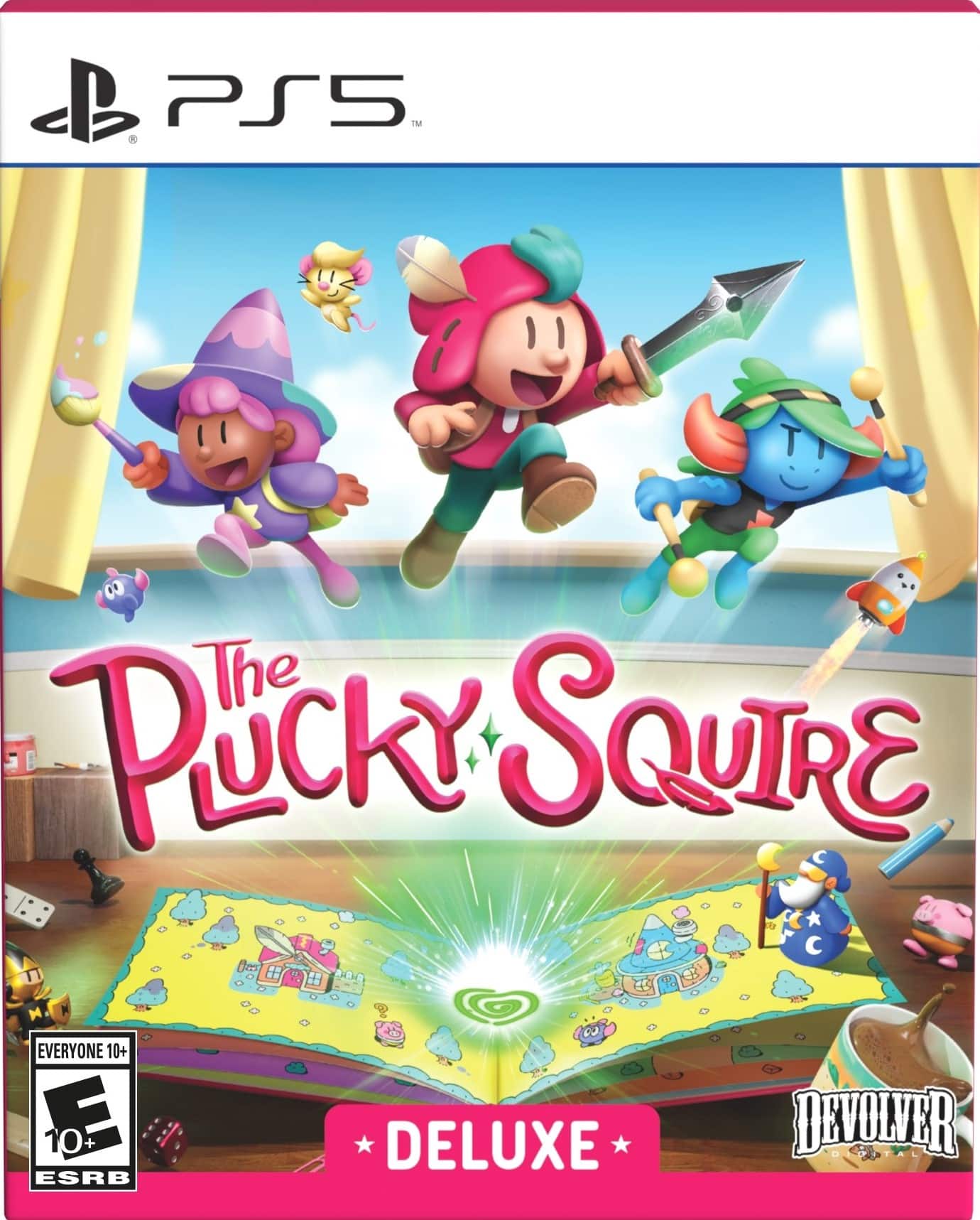 The PuckY SQUIRE C :: R EVERYONE 10+ 10+ ESRB DELUXE DEVOLVER
