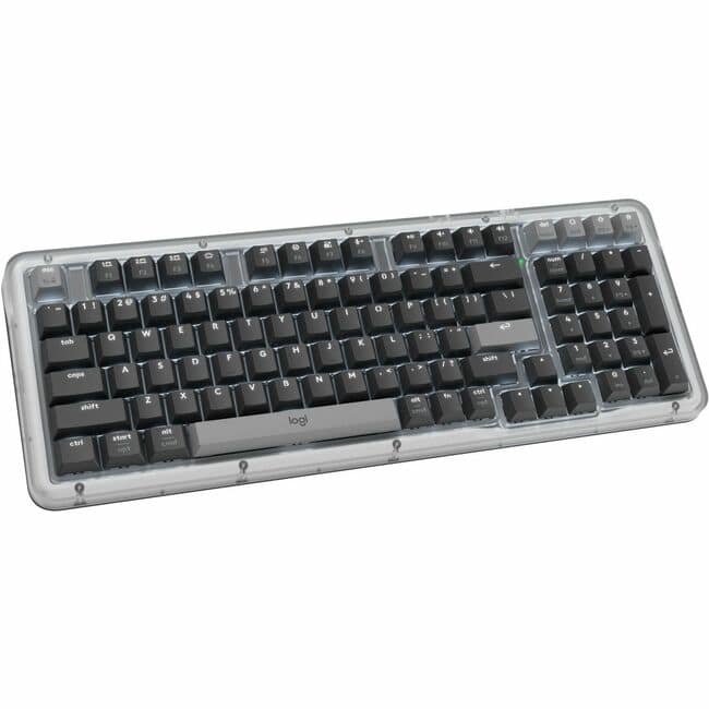 Logitech - Alto Keys K98M Keyboard - Wireless Connectivity - Bluetooth/RF - 2.40 GHz - USB Type A Interface - 98 Key(s) - Graphite