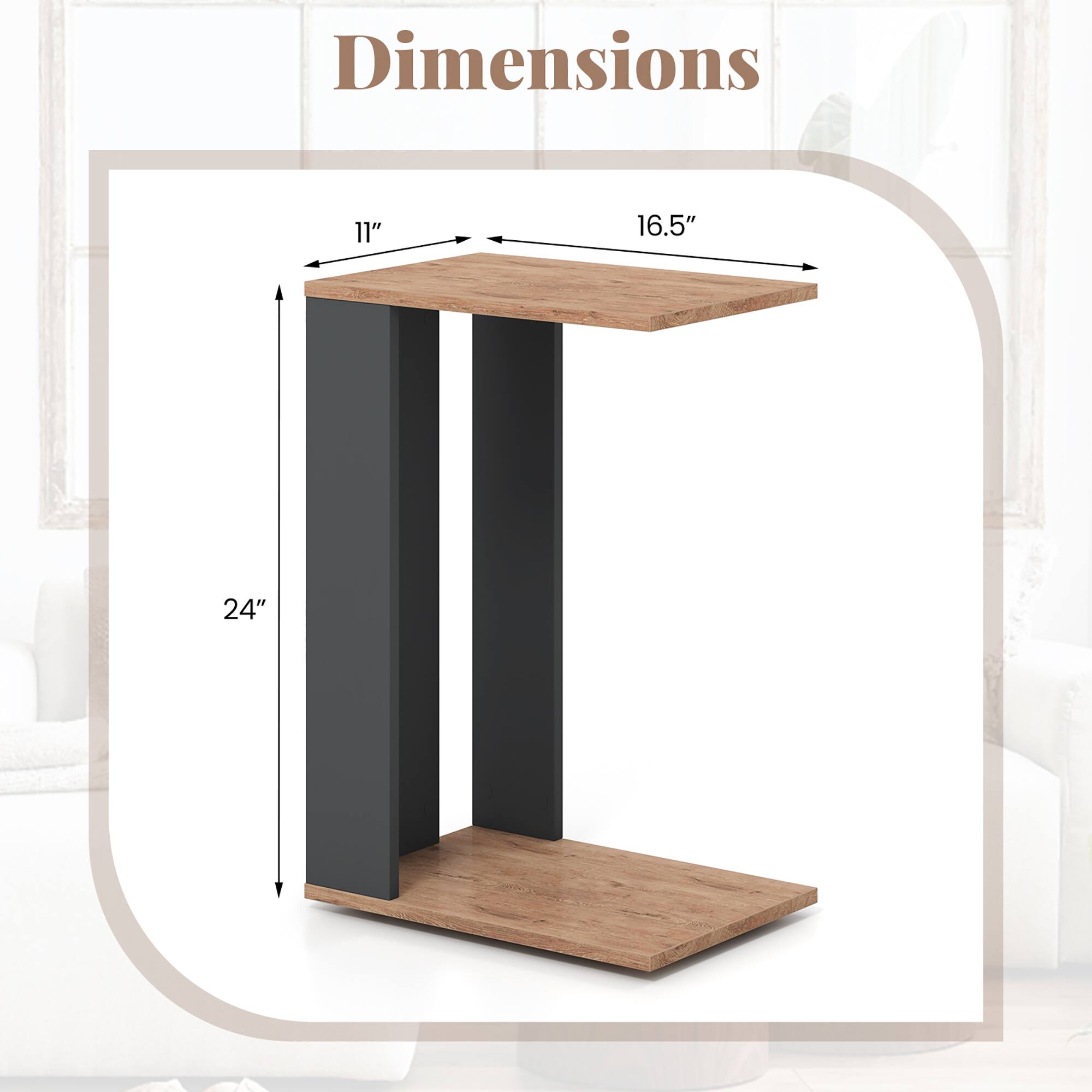 Dimensions:  
11" x 16.5" x 24"