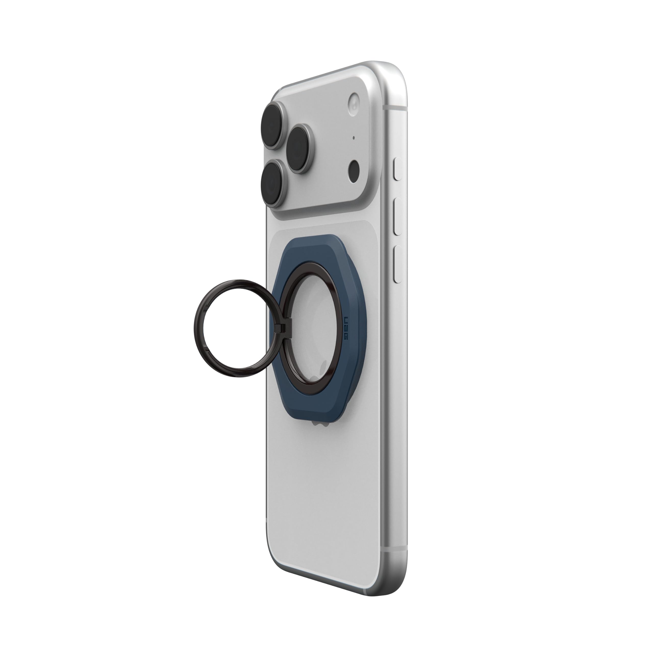 Alt View 3. UAG - Mag Ring Stand LT, Ultra Strong Magnet w/ Multi-Viewing Kickstand, Universal MagSafe Phone Grip & Stand - Mallard.