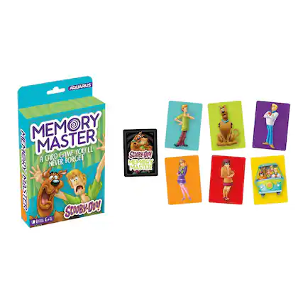 AQUARIUS MEMORY MASTER - A CARD GAME YOU'LL NEVER FORGET
MEMORY MASTER
SCOOBY-DOO!
6+