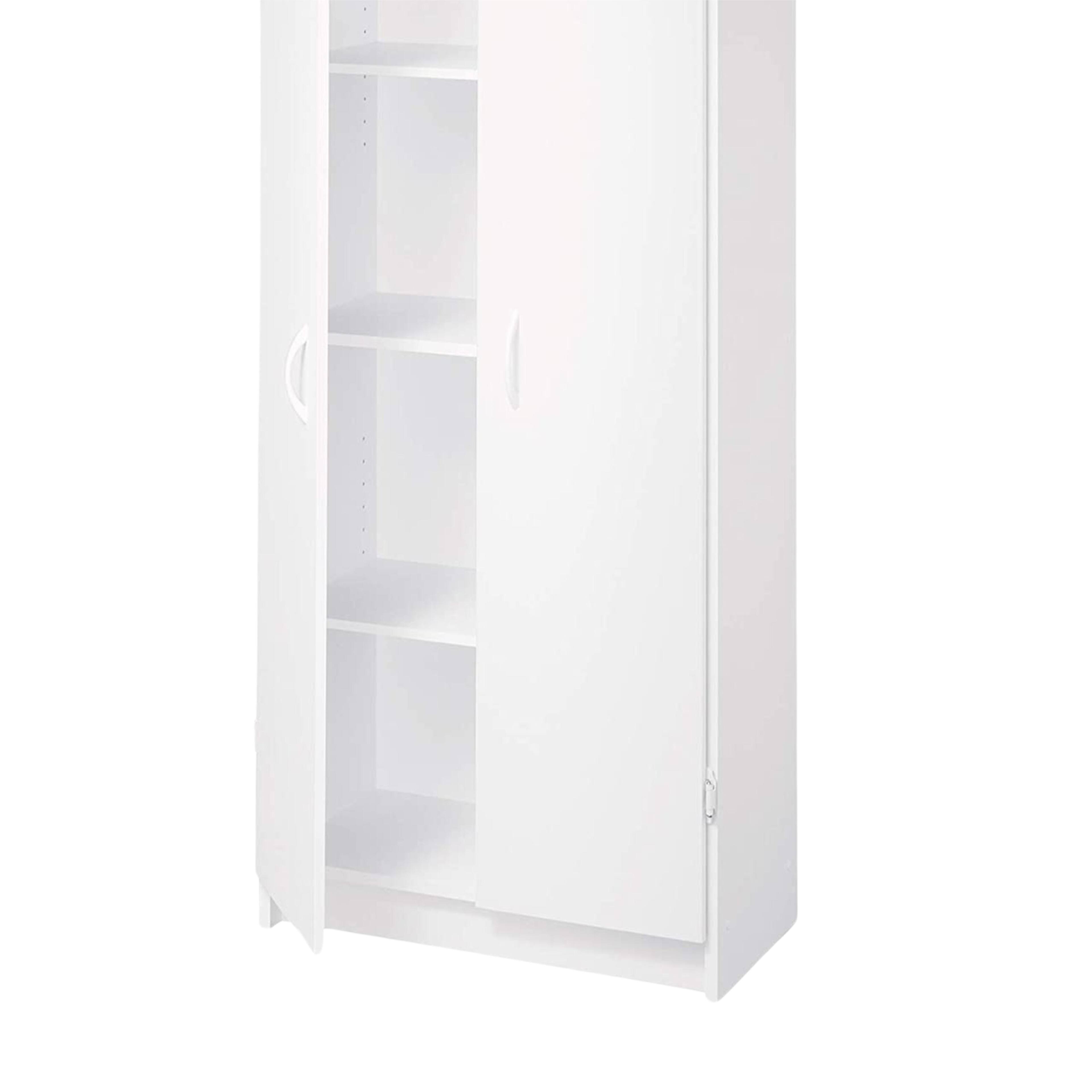Alt View 8. ClosetMaid - ClosetMaid 896700 12.5 x 24 x 59.5 Inch Adjustable 4 Shelf Pantry Cabinet, White - White.