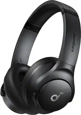 Anker - Soundcore Q20i Plus Over-the-Ear Bluetooth Wireless & Wired Headphones - Black