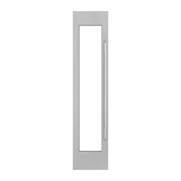 SKS - Transitional Design Panel Kit for Wine Column Left-Hinge 18-Inch - Satin Stainless Steel