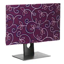Unique Bargains - Monitor Dust Cover Anti-Static Dustproof Protective Cover Computer Screen Sleeve for 24 Inch Monitor PC Desktop HD Panel - Purple