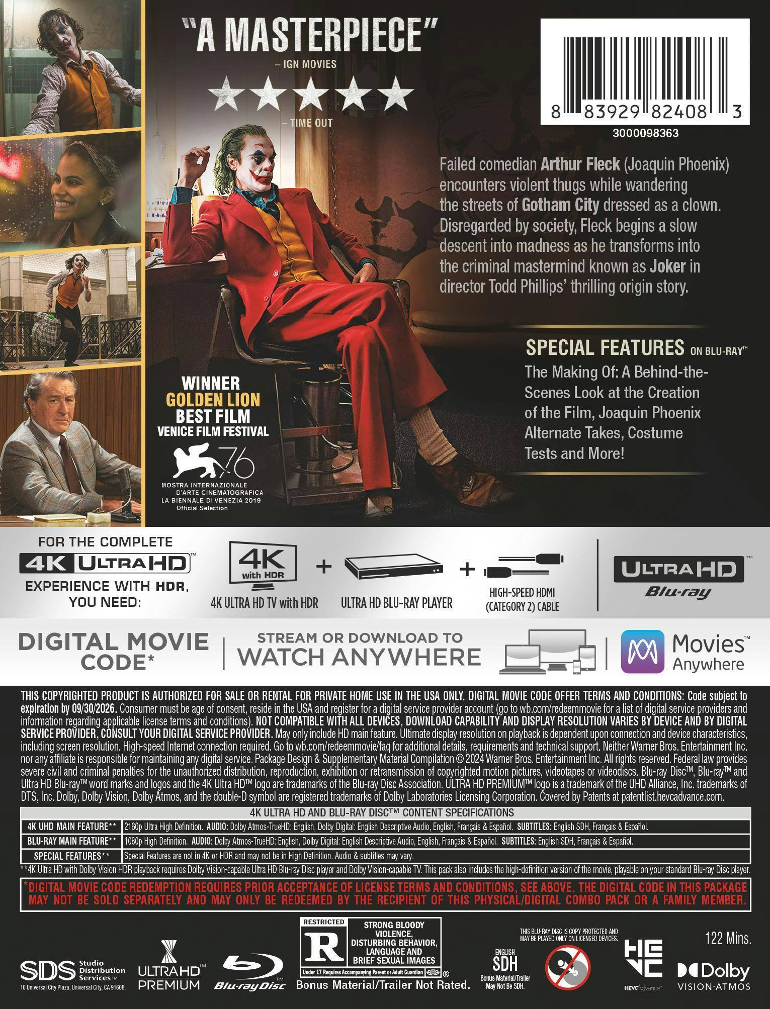 ジョーカー JOKER スチールブック 輸入 4K UHD ＋ Blu-ray Amazon.co