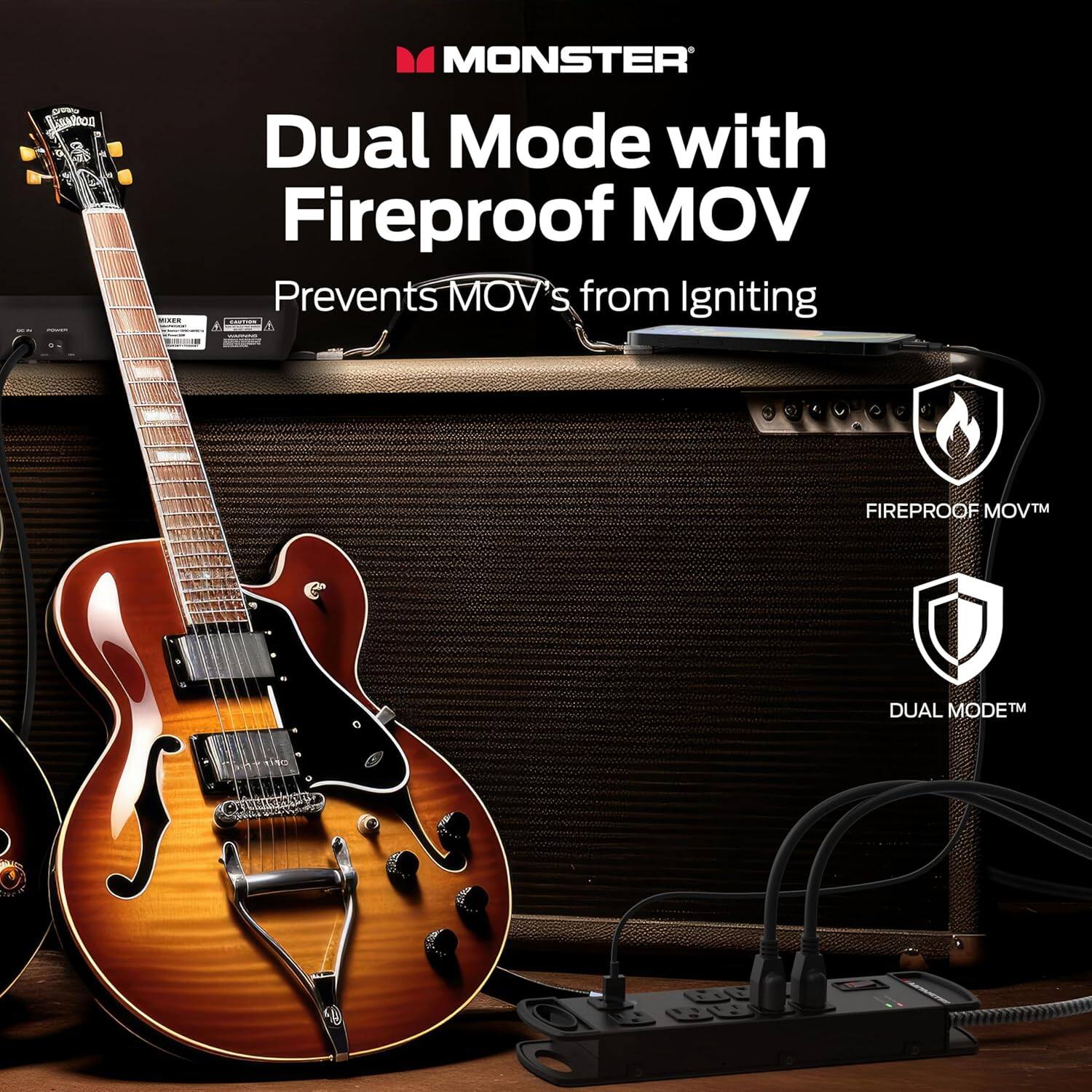 Sigaion MONSTER Dual Mode with Fireproof MOV Prevents MOV's from Igniting: + FIREPROOF MOV™ - DUAL MODE™