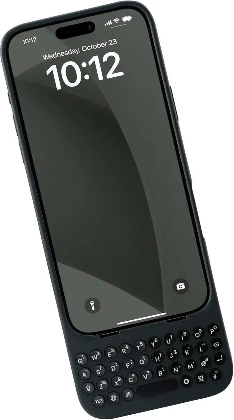 The date displayed on the phone is Wednesday, October 23rd.