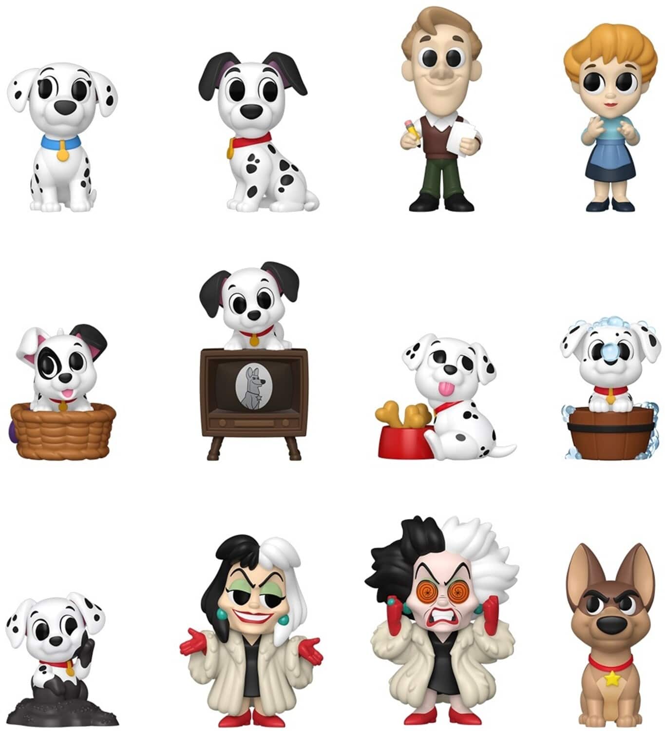 Funko Mystery Mini: 101 Dalmatians (One Random Mystery Mini Per
