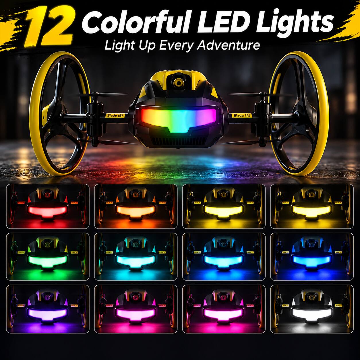 12 Colorful LED Lights Light Up Every Adventure

Blade (8)
Blade (A)

MA
KNOW
PART