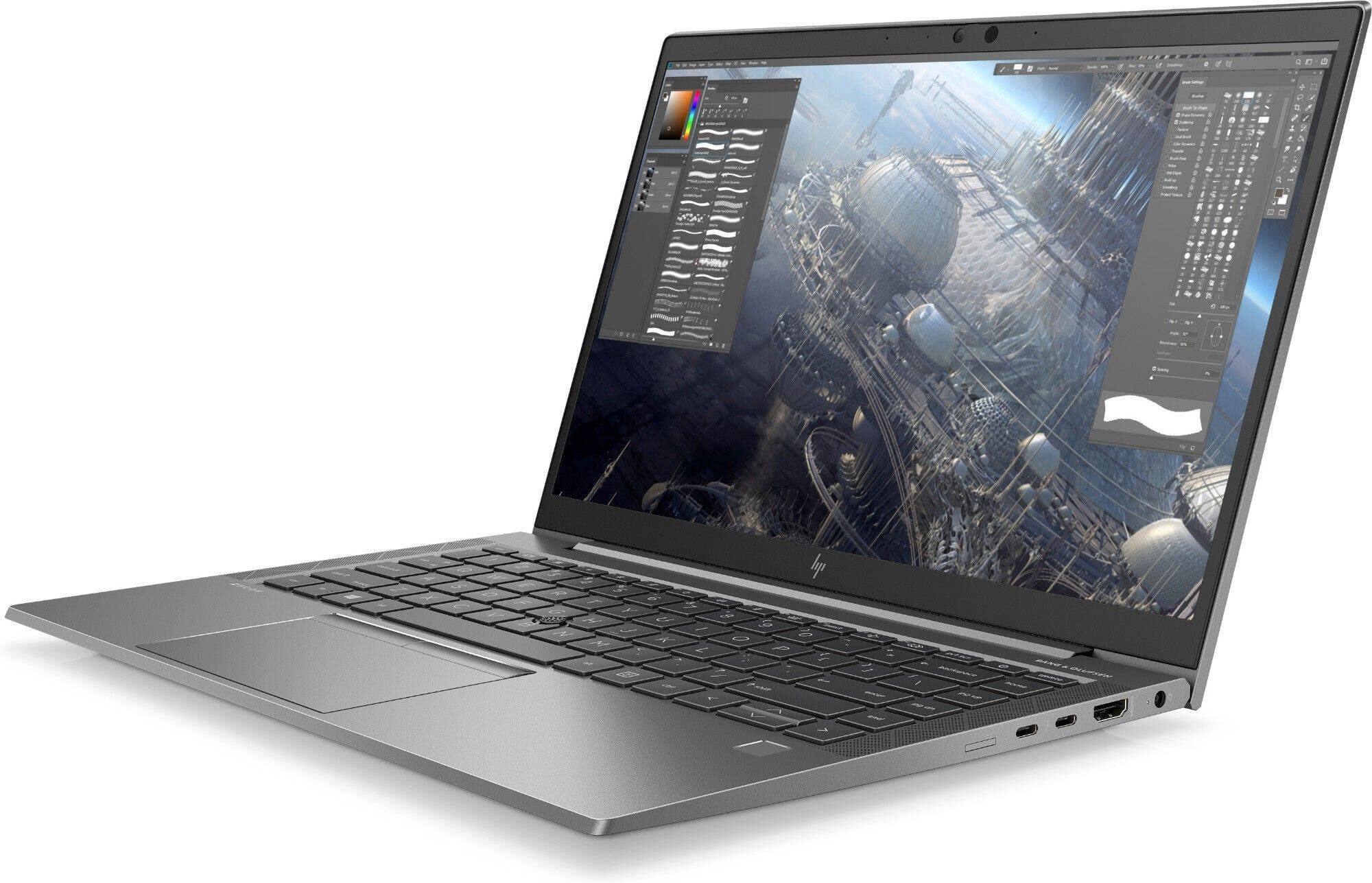 Angle. HP - Zbook Firefly 14 G8 14" Laptop Intel Core i5 2.60 GHz 16GB RAM 256GB SSD Windows 11 Pro - Silver.
