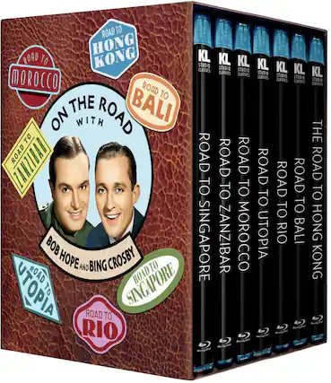 Front. On The Road with Bob Hope and Bing Crosby - BLU-RAY.