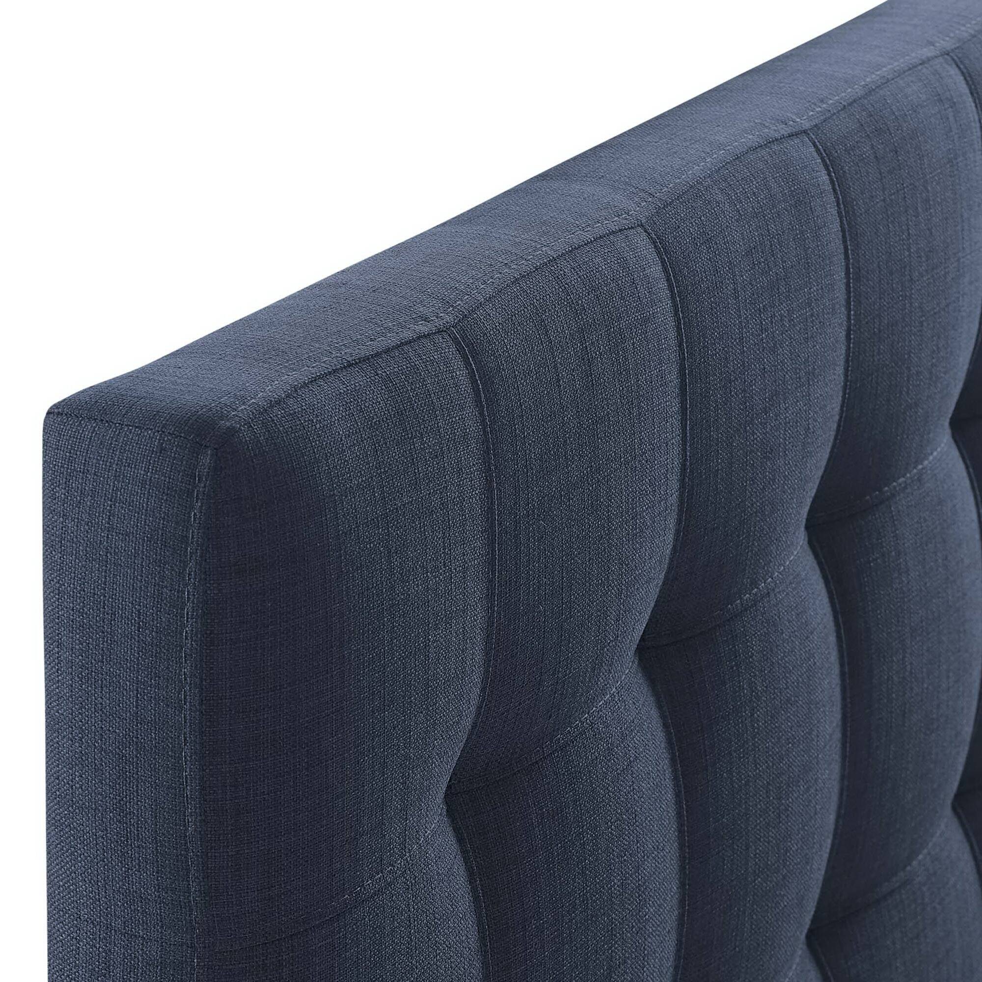 Alt View 2. Modway - Lily Upholstered Fabric Twin Headboard by Modway - Blue.
