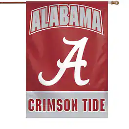 WinCraft - Alabama Crimson Tide 28" x 40" Full Name House Flag - Multicolor