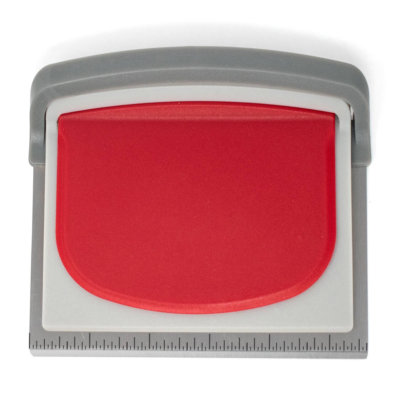 Norpro - Nested Chopper and Scraper Set, Set of 3 Utensils, and Gray - Red