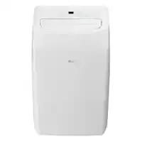 LG - 350 Sq. Ft. Smart Portable Air Conditioner 8,350 BTU - White - Front_Zoom