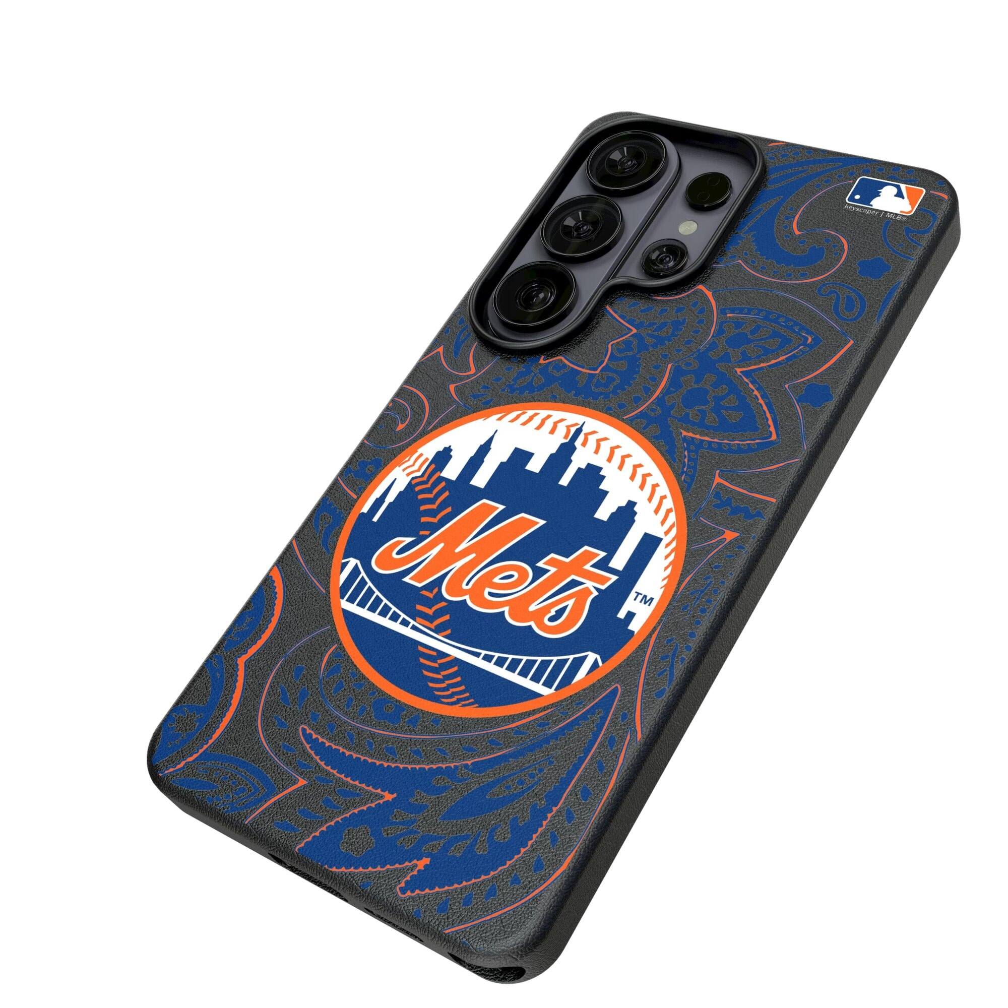 Alt View 1. Keyscaper - Paisley Galaxy Magnetic Bump Case - S25 Ultra - Black.