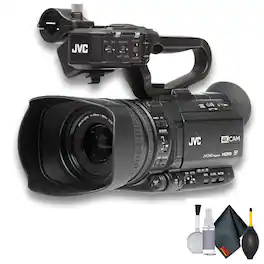 JVC - GY-HM250 UHD 4K Streaming Camcorder - Starter Bundle