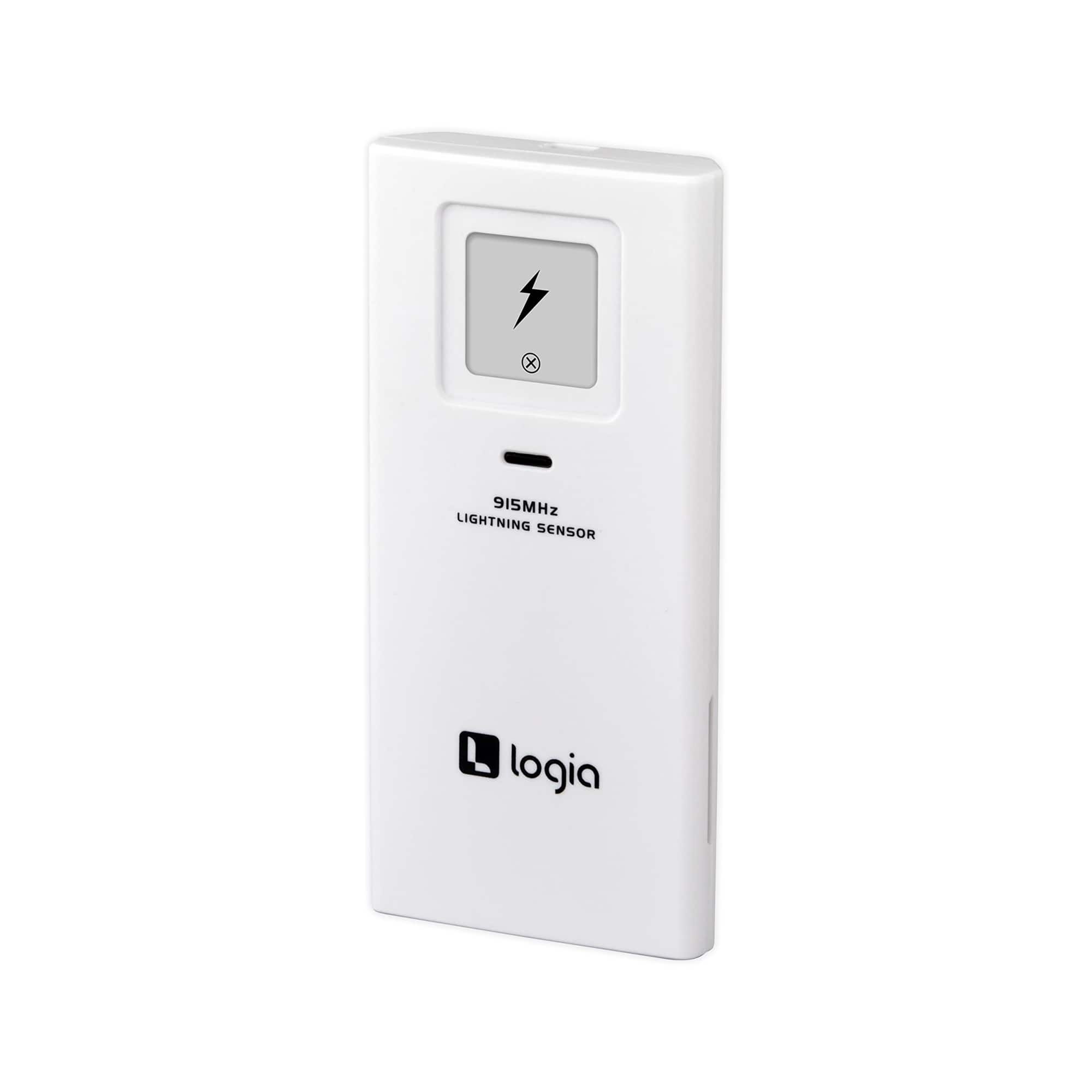 Logia - Weather Station Wireless Lightning Frequency & Distance add on Lightning Sensor - White