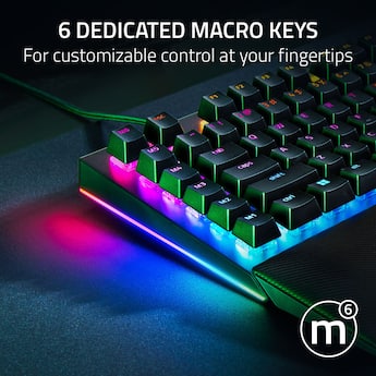 Razer BlackWidow V4 Full Size Wired Mechanical Green Clicky Switch Razer BlackWidow V4 Full Size Wired Mechanical Green Clicky Switch