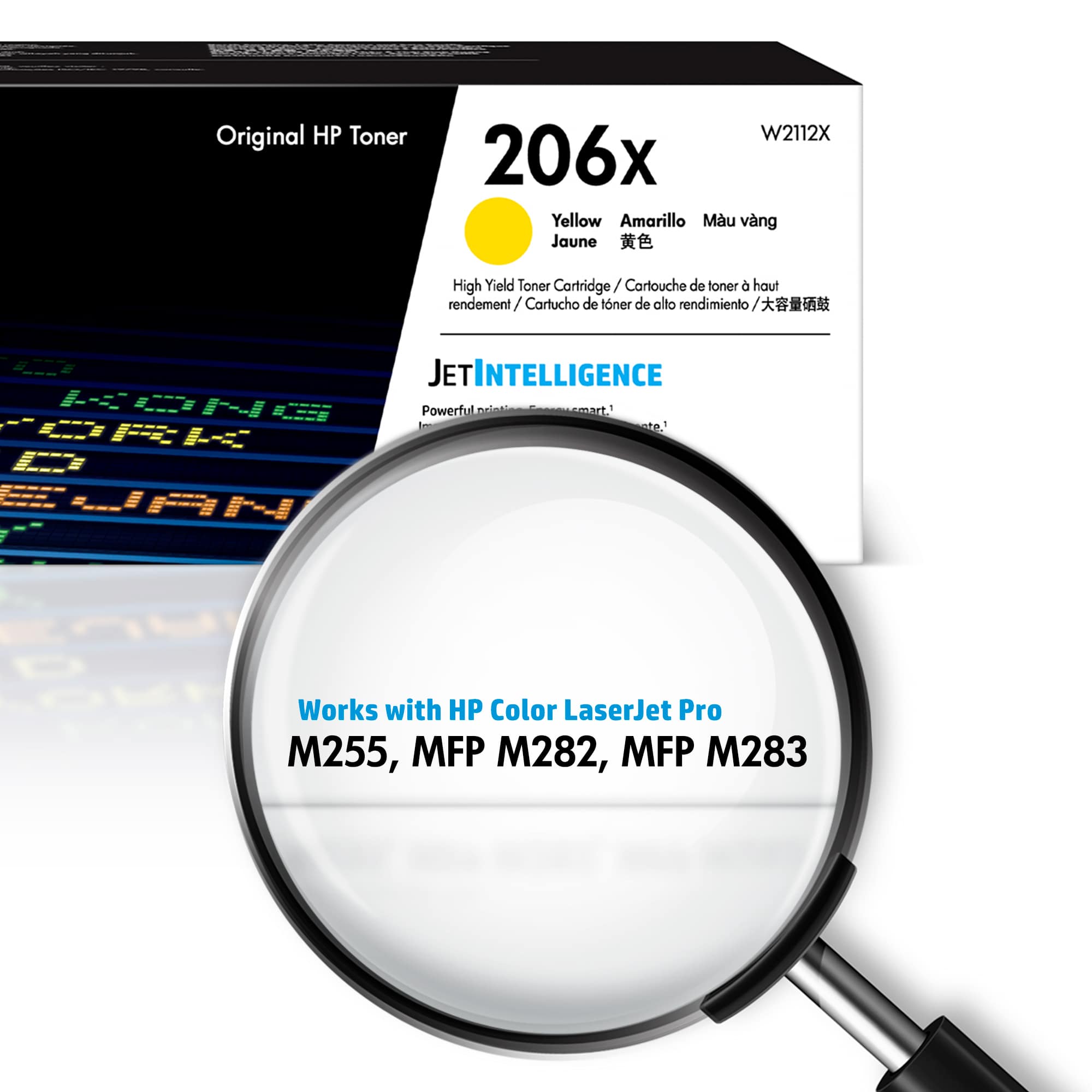 Alt View 1. HP - 206X High-Yield Toner Cartridge - Yellow.