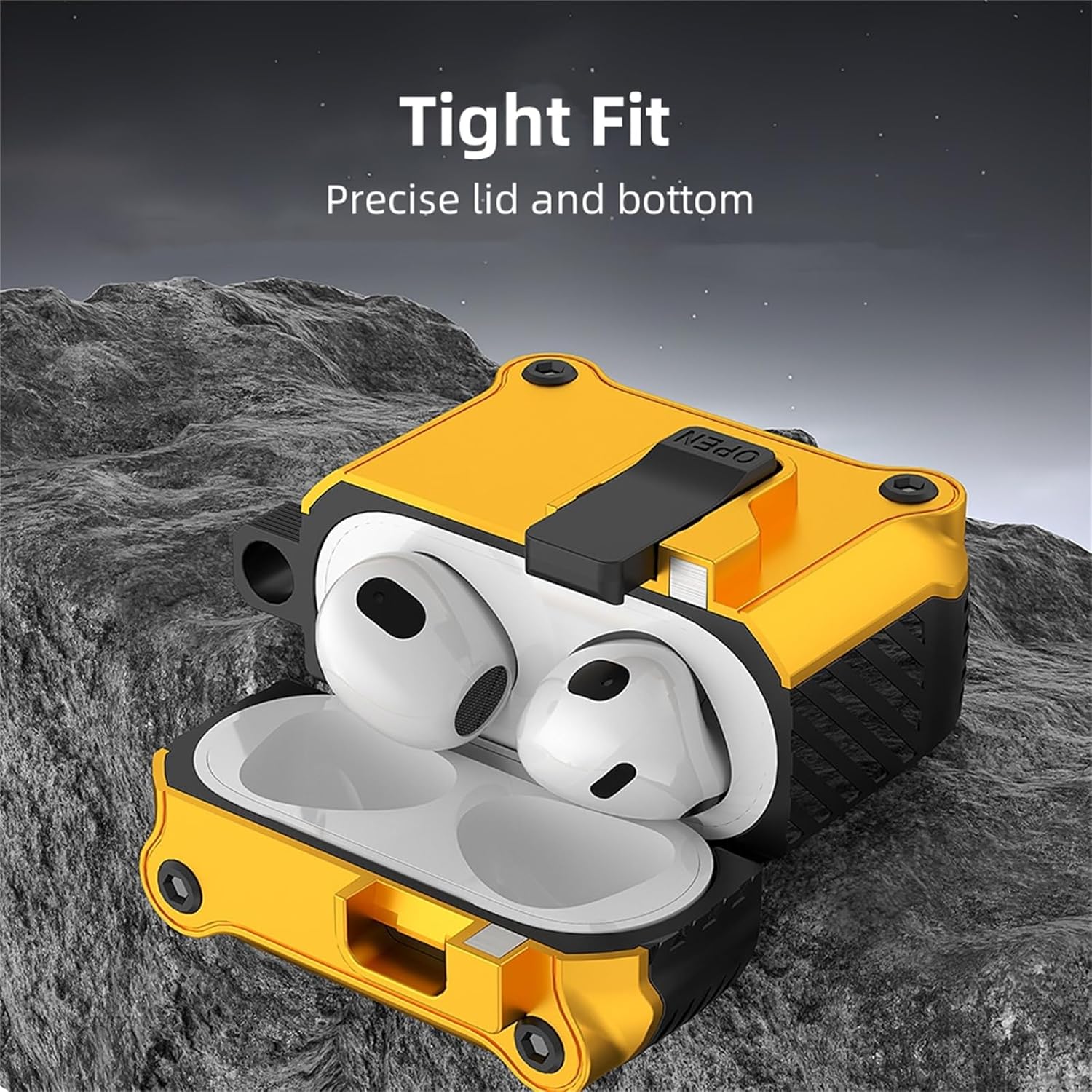 Tight Fit  
Precise lid and bottom