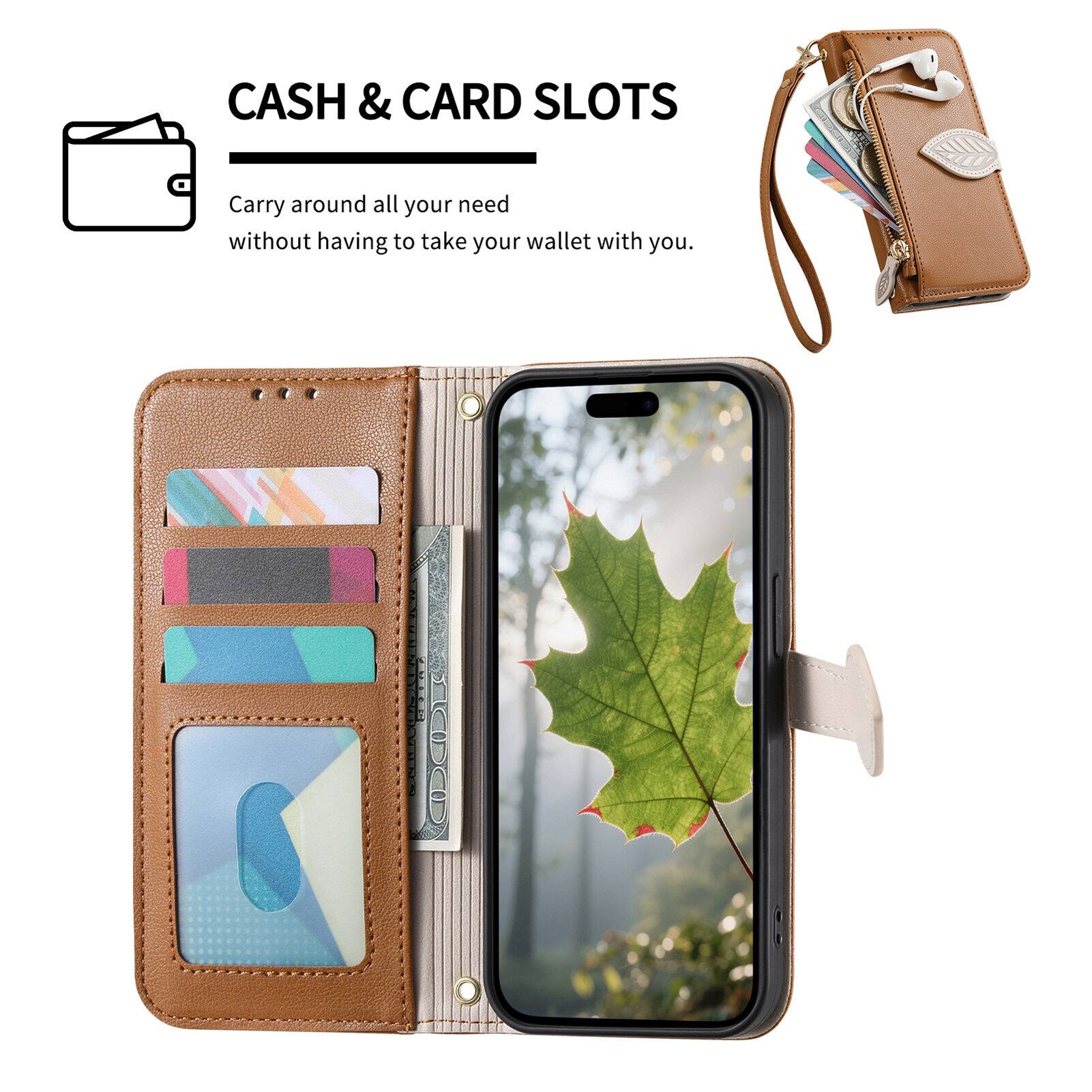 CASH & CARD SLOTS  
Carry around all your need without having to take your wallet with you.