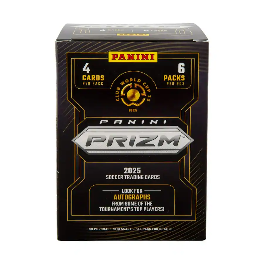 Panini Prizm 2025 FIFA World Cup Men's Soccer Blaster Box | 6 Packs, 4 ...