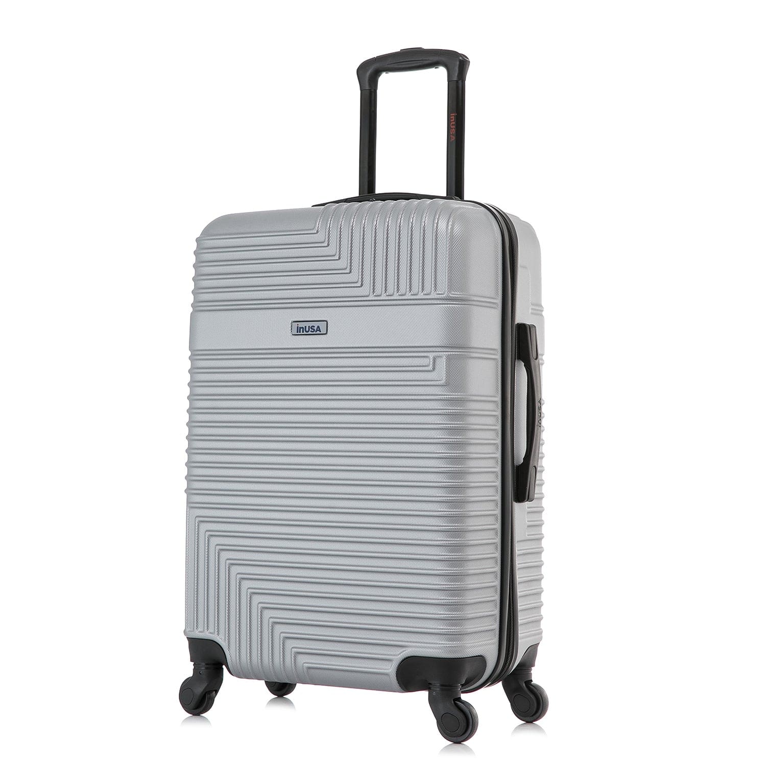 InUSA - Resilience Lightweight Hardside Spinner Luggage 24" - Silver