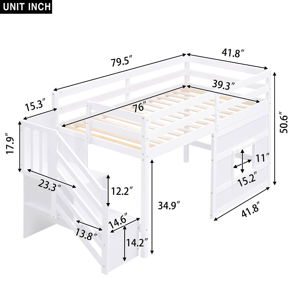 UNIT INCH

79.5"  
15.3"  
76"  
17.9"  
23.3"  
12.2"  
34.9"  
14.6"  
13.8"  
14.2"  
41.8"  
39.3"  
11"  
15.2"  
41.8"  
50.6"