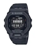 Casio - Men's G-Shock Power Trainer with Bluetooth Mobile Link 46mm Watch - Black - Front_Zoom