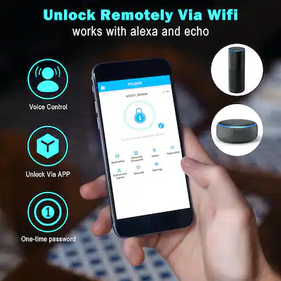 Serratura Smart FITNATE Con Impronte Digitali - Bluetooth, App Control, Per Porte Interno - Foto 10